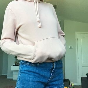 Light Pink Hooded Sweatshirt from H&M